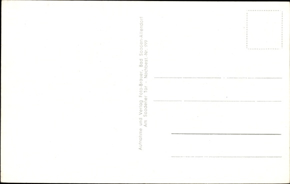 Postcard Bad Sooden Allendorf in Hesse, sanatorium Haus Viktoria