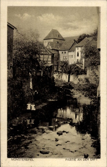 Postcard Bad Münstereifel in North Rhine Westphalia, Erft, Children