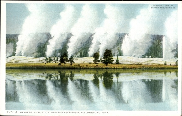 Ak Wyoming VS, Yellowstone National Park, Upper Geyser Basin