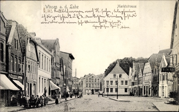 Ak Winsen an der Luhe, Marktstraße