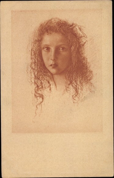 Artist PC Schachinger, Walter, girl portrait