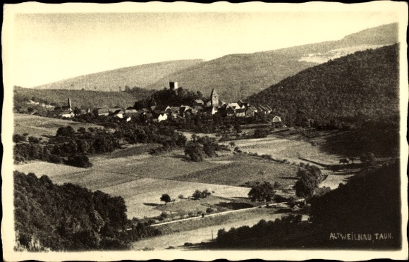 foto Ak Altweilnau Weilrod im Taunus, panorama