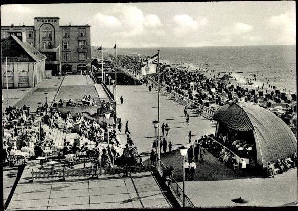 10 alte Ak Westerland auf Sylt, diverse Ansichten
