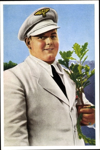 Collection picture Olympia 1936 series 19 picture 1, the German weightlifter Josef Manger, Franck Kaffee