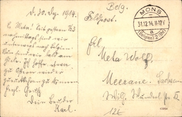 Postcard Herbesthal Lontzen Wallonia Liège, bridge over the railway line Cologne Aachen Brussels Paris