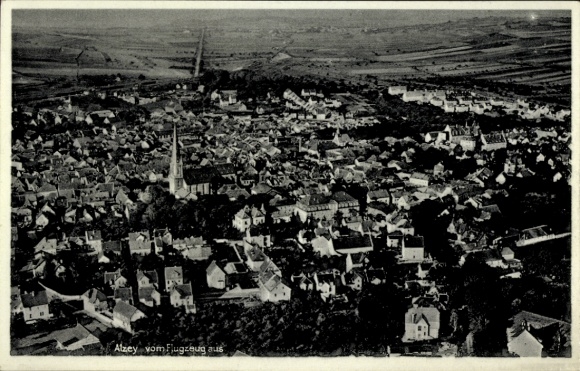 Ansichtkaart Alzey in Rheinhessen, luchtfoto