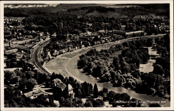 PC Mettlach in Saarland, aerial photo