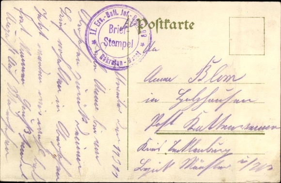 Lithogroet uit Hagenauer Zand, soldaten vast in het zand