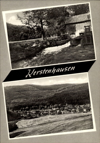 PC Kerstenhausen Borken in Hesse, Kleinenglis, general view, water mill