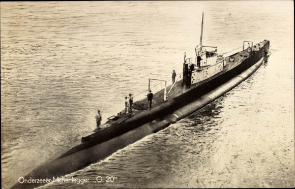 PC Dutch submarine, O 20, minelayer