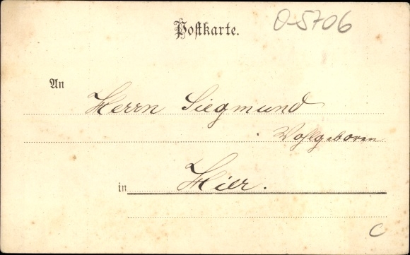 Postcard Schlotheim in Thuringia, Laub's Felsenkeller