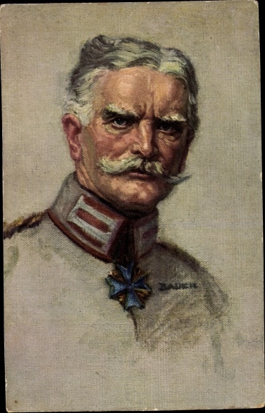 Artist PC Bauer, Karl, Field Marshal August von Mackensen, portrait