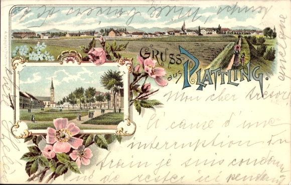 Chromo-Litho Plattling in Lower Bavaria, general view