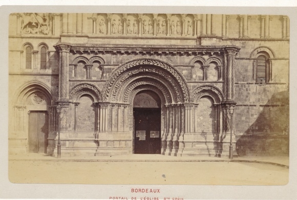 Kabinett Photo Bordeaux Gironde, Portal of the Holy Cross Church