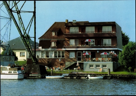 Ak Osten in de wijk Oste van Cuxhaven, Hotel-Restaurant Fährkrug
