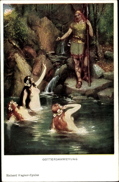 Artist PC Leeke, Richard Wagner cycle Der Ring, Götterdämmerung