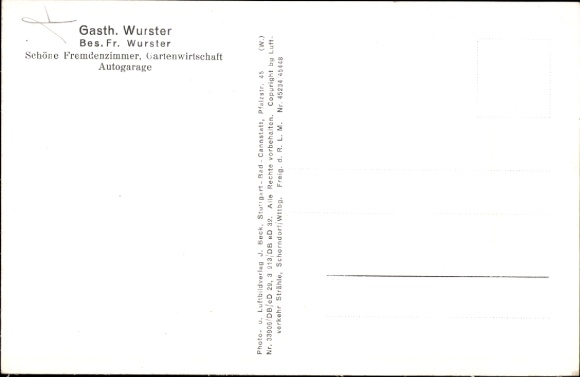 Postcard Bad Urach in the Swabian Alb Württemberg, ruins of Hohenurach, aerial photograph, guesthouse