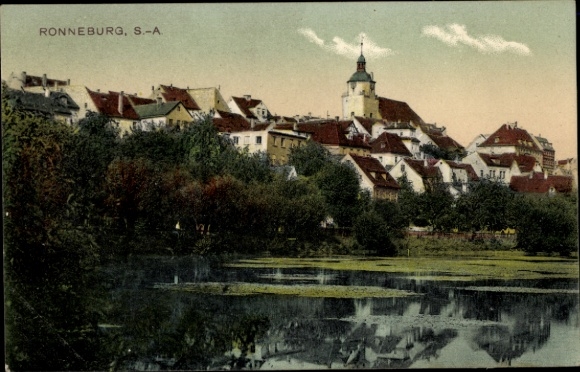 Ak Ronneburg in Thüringen, algemeen beeld