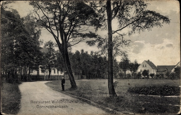 Ak Dornreichenbach Lossatal Saksen, Restaurant Waldfrieden