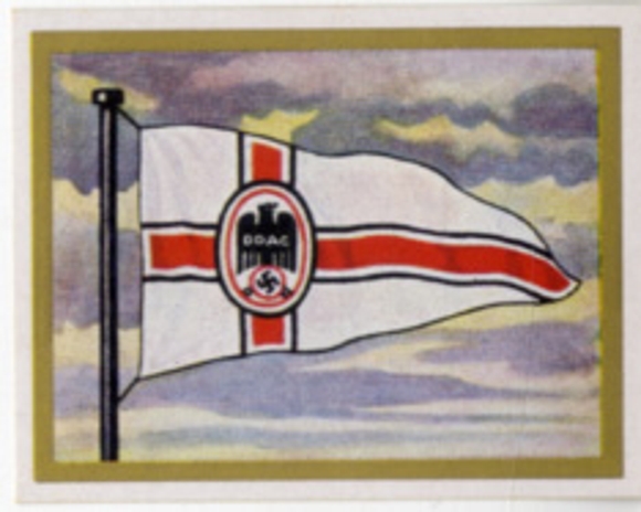 Sammelbild III. Reich Fahnen und Standarten Nr. 78, Buch 1, Wimpel des DDAC