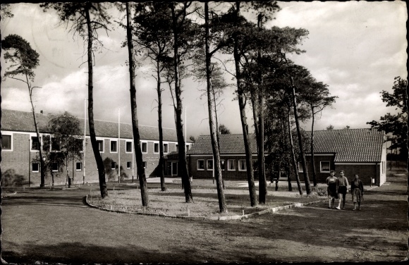 Postcard Lünen in Westphalia, youth hostel Cappenberger See
