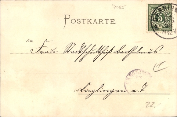 Postcard Öhringen Hohenlohe Württemberg, partial views, Wilh. Schrader-Gäwele