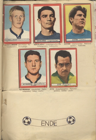 Football album collector's picture album Otto Sicker Verlag, Wiesbaden 1963/64