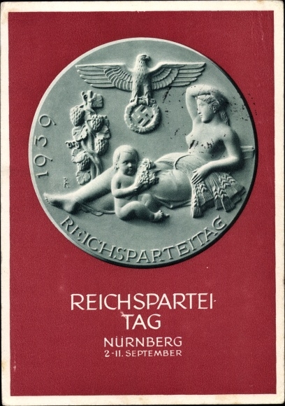 Ganzsachen Ak Nürnberg, Reichsparteitag 1939, Reichsparteitag des Friedens