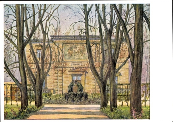 Kunstenaar Ak Schmitz, Hans, Bayreuth in Opper-Franken, Haus Wahnfried