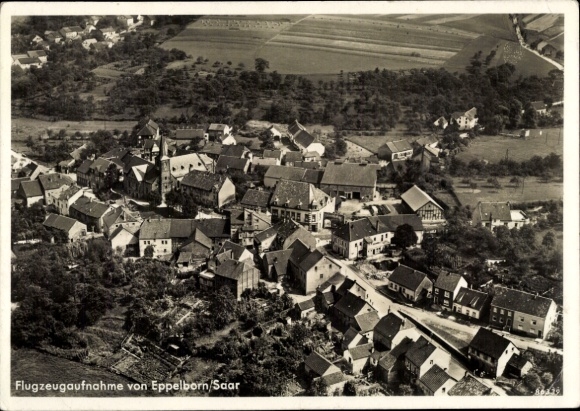 PC Eppelborn in Saarland, aerial view
