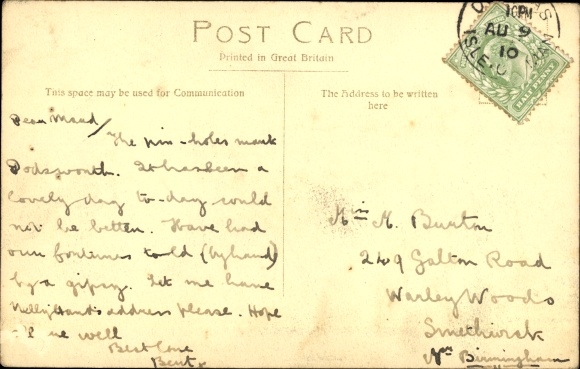 Postcard Douglas Isle of Man, Queen's Promenade