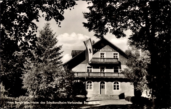 Ak Oberwarmensteinach Warmensteinach in Oberfranken, Haus Bergfriede