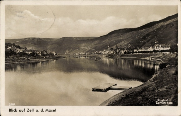 Ak Zell an der Mosel, algemeen uitzicht