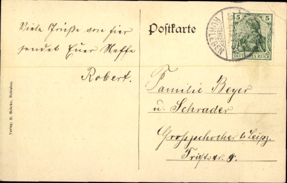 Postcard Berlin Spandau Ruhleben, Rifle Examination Commission