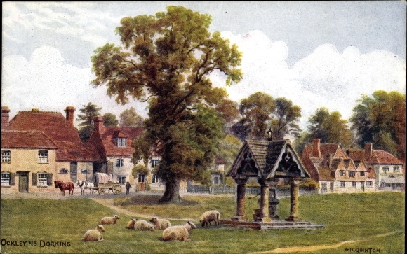 Artist PC Quinton, Dorking Surrey England, Ockley