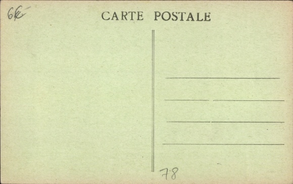 Postcard Vert Yvelines, Rue de la Cressonniere verse Mantes