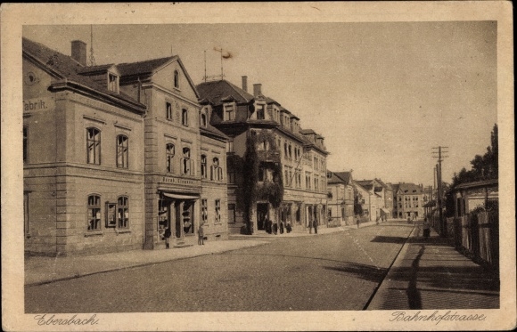 PC Ebersbach in Oberlausitz, view of Bahnhofstrasse