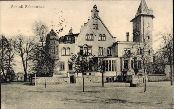 Postcard Schmorkau Neukirch Sachsen, castle, exterior view