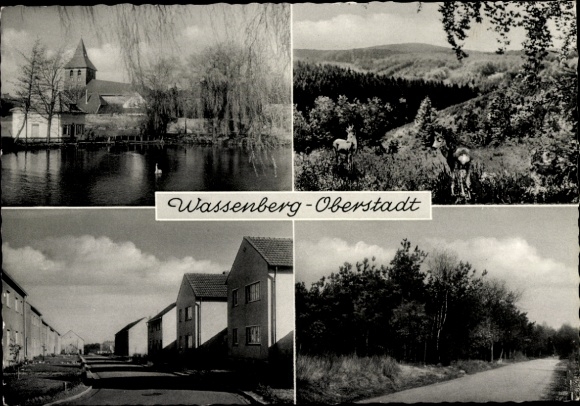 Ak Wassenberg im Kreis Heinsberg, Oberstadt, Teilansichten