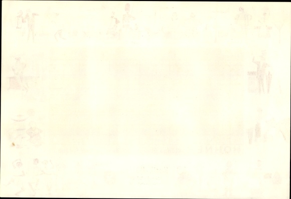 HOHNER Instruments timetable, Musik-Müller, Fuhlsbütteler Straße, Hamburg Barmbek around 1960