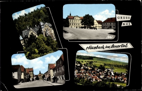 KP Maßbach w Dolnej Frankonii, Lauertal, widok ogólny, widoki częściowe