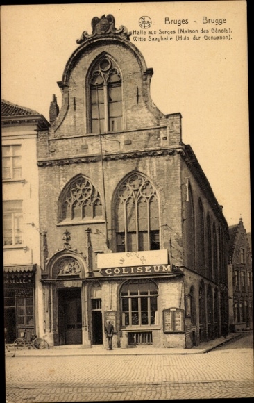 Ak Bruges Brügge Flandern Westflandern, Bruges, Halle aux Serges, Witte Saayhalle, Coliseum