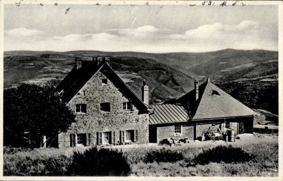 Postcard Kesseling Ahrbergland Rhineland Palatinate, Steinerberg with Steinerberghütte