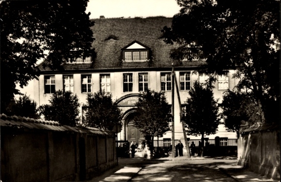 Postcard Bismark in der Altmark, Central School