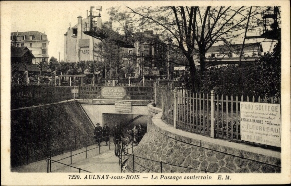 KP Aulnay sous Bois Seine Saint Denis, piwnica przejścia
