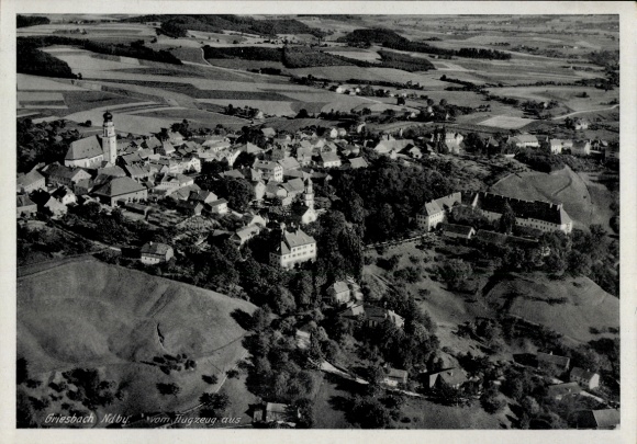 Ak Bad Griesbach im Rottal Neder-Beieren, luchtfoto