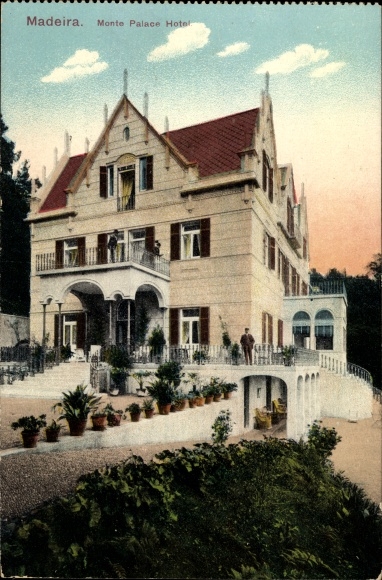 Postcard Madeira Island Portugal, Monte Palace Hotel