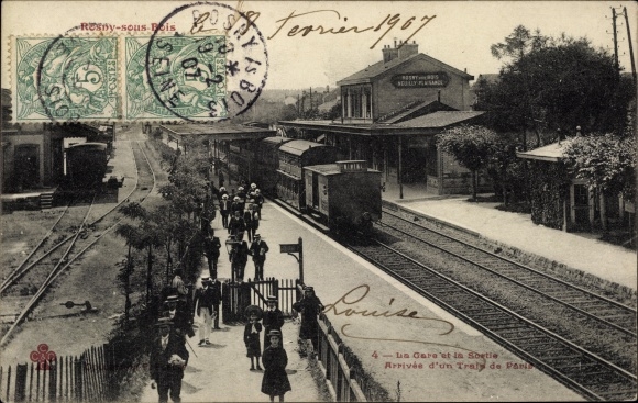 Ak Rosny sous Bois Seine Saint Denis, The Station, Innenraum