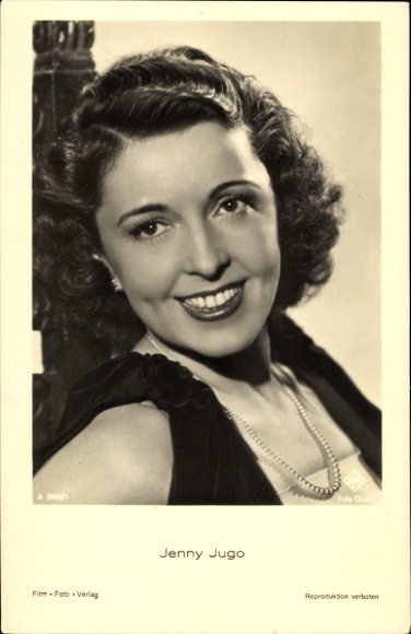 Postcard Actress Jenny Jugo, portrait