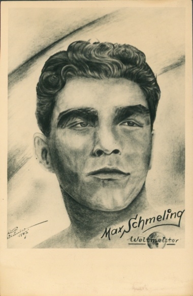 Artist PC boxer Max Schmeling, portrait